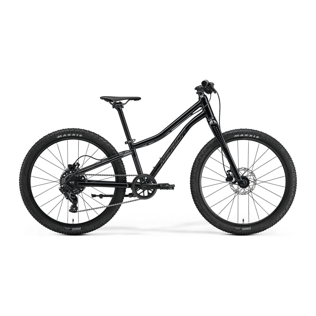 Merida Matts J.24+ i black / silver, sett fra siden