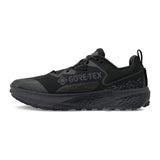 Altra Timp 6 GTX i svart, sett fra siden med Gore-Tex-merke
