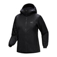 Arc'teryx Atom Hoody til dame i svart, sett forfra