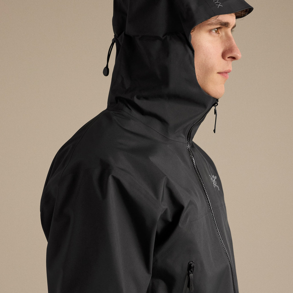 Hetten på Beta Jacket sett fra siden