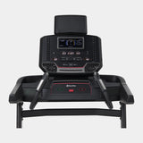 Nærbilde av LCD-konsollen på BowFlex T9