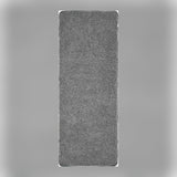Natural Wool-matten rullet ut sett ovenfra