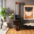 Ergatta Luxe romaskin i tre satt opp i en stue