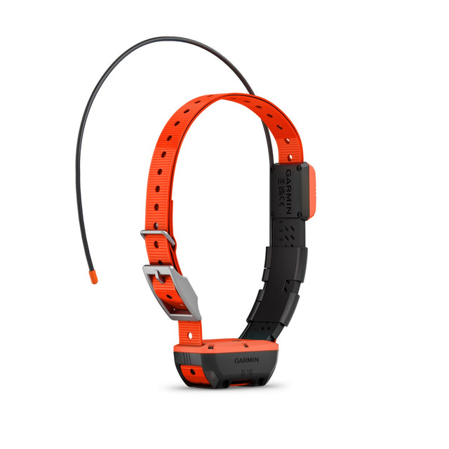 Garmin Alpha T 20 GPS-halsbånd med oransje rem og antenne