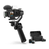 GoPro Mission 1 Pro montert på gimbal med mikrofon