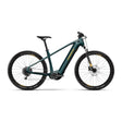 Haibike Alltrack 6 i Ocean-blågrønn, sett fra siden