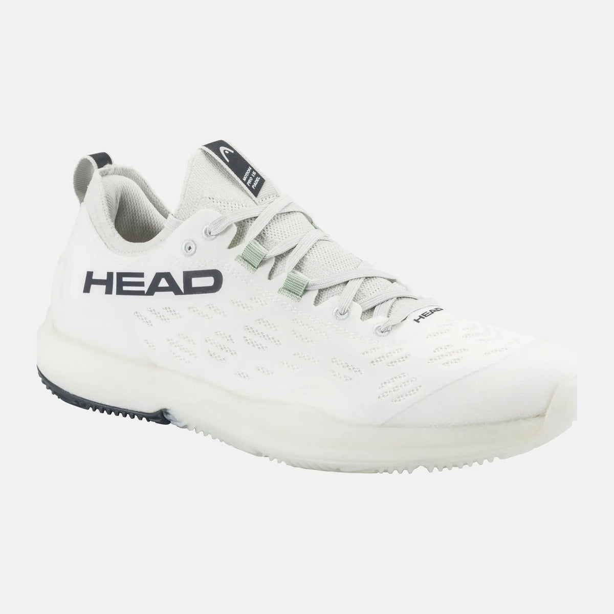 HEAD Motion Pro 1.5 padelsko i hvitt, sett fra siden