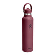 Hydro Flask 621 ml i burgunder med Flex Straw-kork
