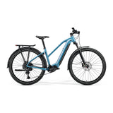 Merida eBIG.TOUR 400 EQ i Silk Dove Blue, sett fra siden