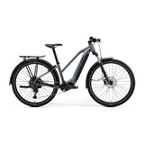 Merida eBIG.TOUR 400 EQ i grå, sett fra siden