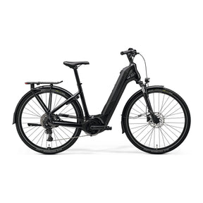 Merida eFLOAT CITY 400 EQ i Metallic Black, sett fra siden