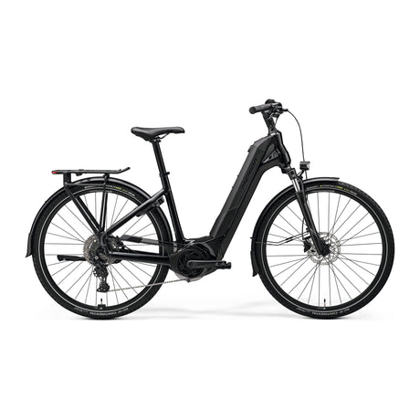 Merida eFLOAT CITY 400 EQ i Metallic Black, sett fra siden