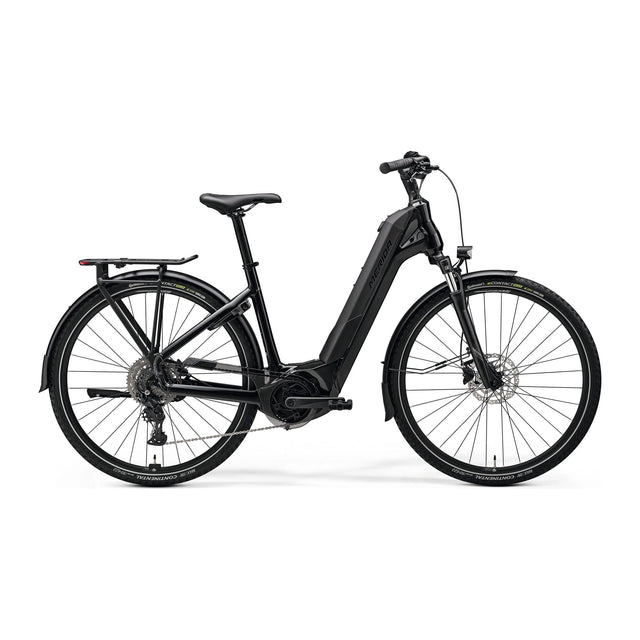 Merida eFLOAT CITY 400 EQ i Metallic Black, sett fra siden