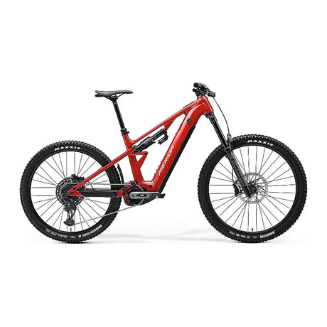 Merida eONE-EIGHTY 700 i Heritage Red, sett fra siden