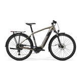 Merida eSPRESSO 400 EQ i Warm Slate Grey med diamantramme, sett fra siden