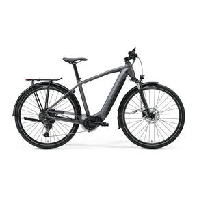 Merida eSPRESSO 500 EQ i Matt Dark Silver, sett fra siden