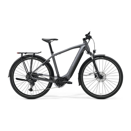 Merida eSPRESSO 500 EQ i Matt Dark Silver, sett fra siden