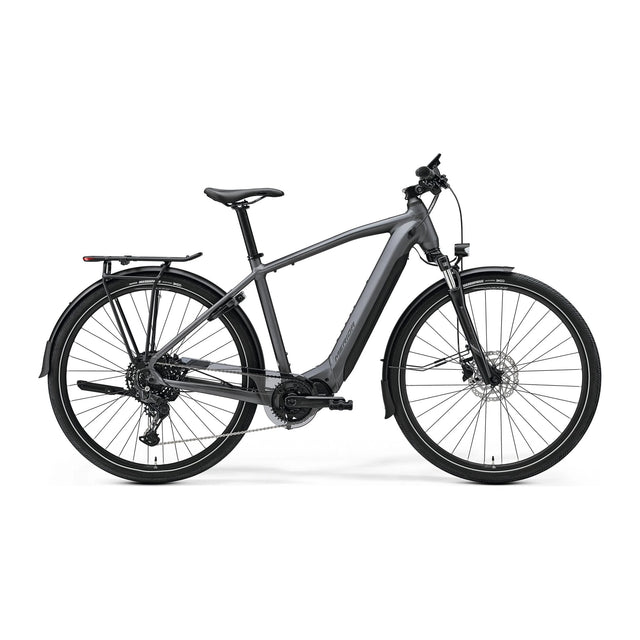 Merida eSPRESSO 500 EQ i Matt Dark Silver, sett fra siden