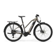 Merida eSPRESSO L 400 EQ i Warm Slate Grey med lav gjennomstigningsramme, sett fra siden