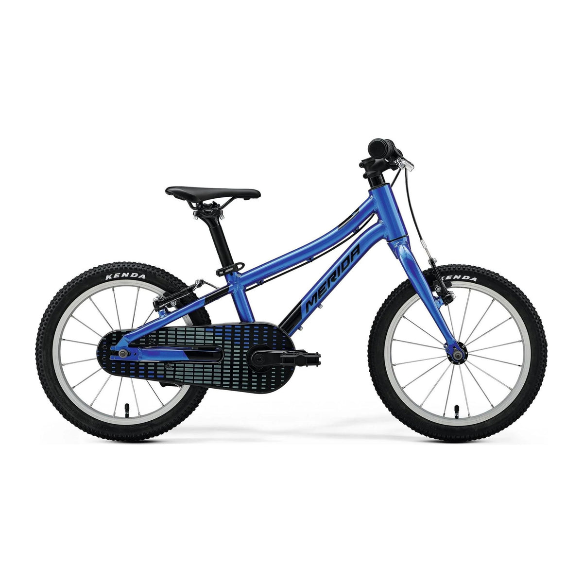 Merida Matts J.16 i blue / black, sett fra siden