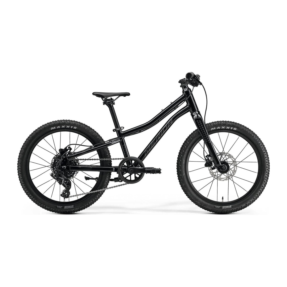 Merida Matts J.20+ i black / silver, sett fra siden