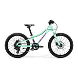 Merida Matts J.20+ i matt mint / purple / white / black, sett fra siden