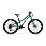Merida Matts J.24+ i evergreen / turquoise / black, sett fra siden