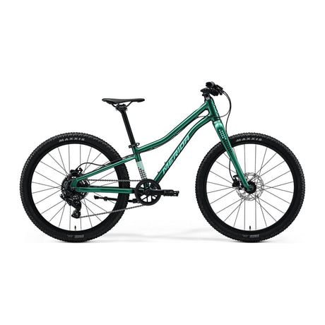 Merida Matts J.24+ i evergreen / turquoise / black, sett fra siden