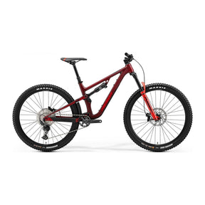 Merida ONE-FORTY 500 i Silk Dark Strawberry, sett fra siden