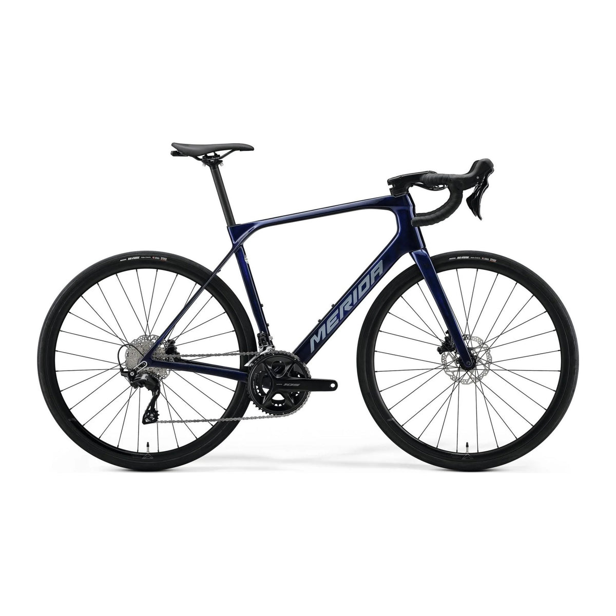Merida Scultura Endurance 4000 i starfield purple / silver, sett fra siden