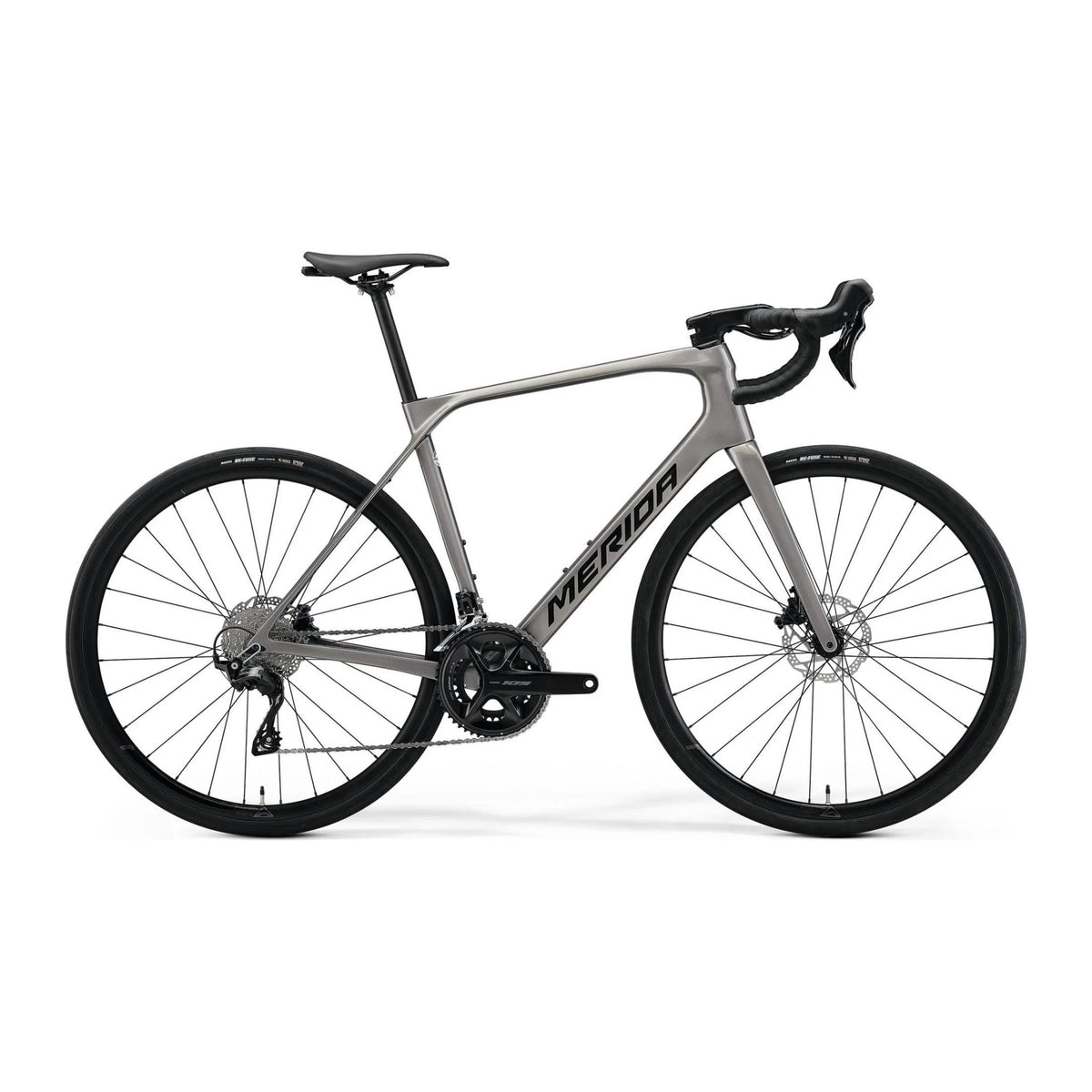 Merida Scultura Endurance 4000 i warm slate grey / black, sett fra siden