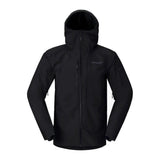 Norrøna Lofoten Gore-Tex isolert jakke i svart, sett forfra