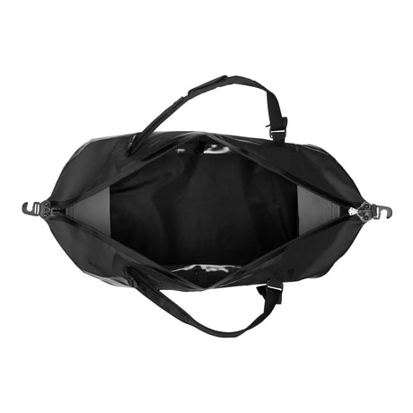 Åpen bag sett ovenfra, med de innvendige lommene