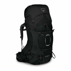 Osprey Aether 65 tursekk i svart, sett forfra