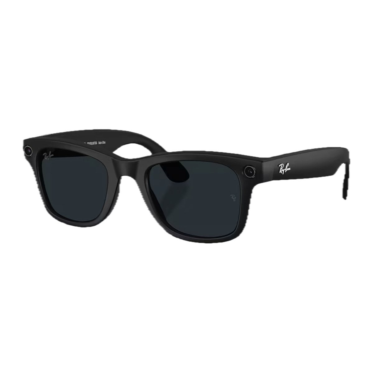 Ray-Ban Meta Wayfarer i matt svart med mørke glass