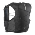 Salomon Active Skin 8 løpevest i svart, sett forfra